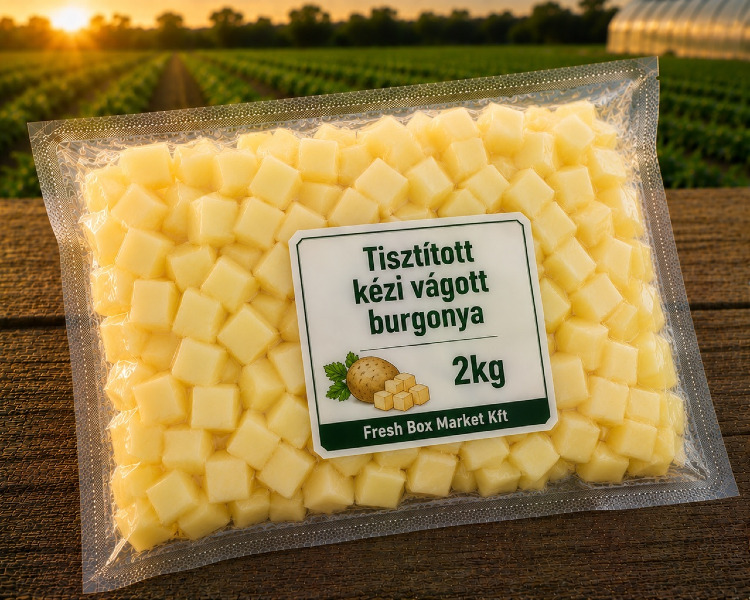 Tisztított Kézi vágott burgonya 2KG