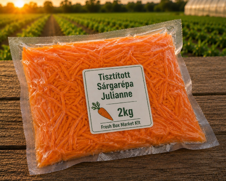 Tisztított Sárgarépa julianne 2KG