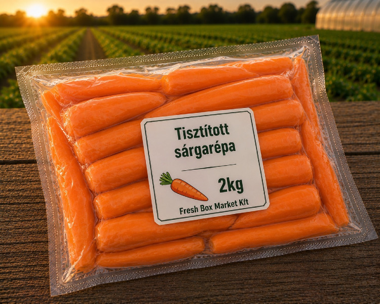 Tisztított Sárgarépa 2KG