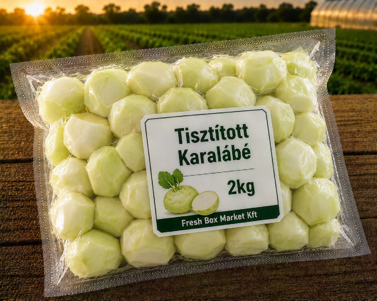 Tisztított Karalábé 2KG