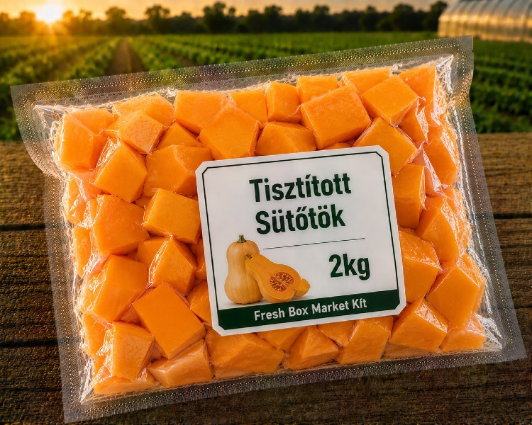 Tisztított Sütőtök 2KG