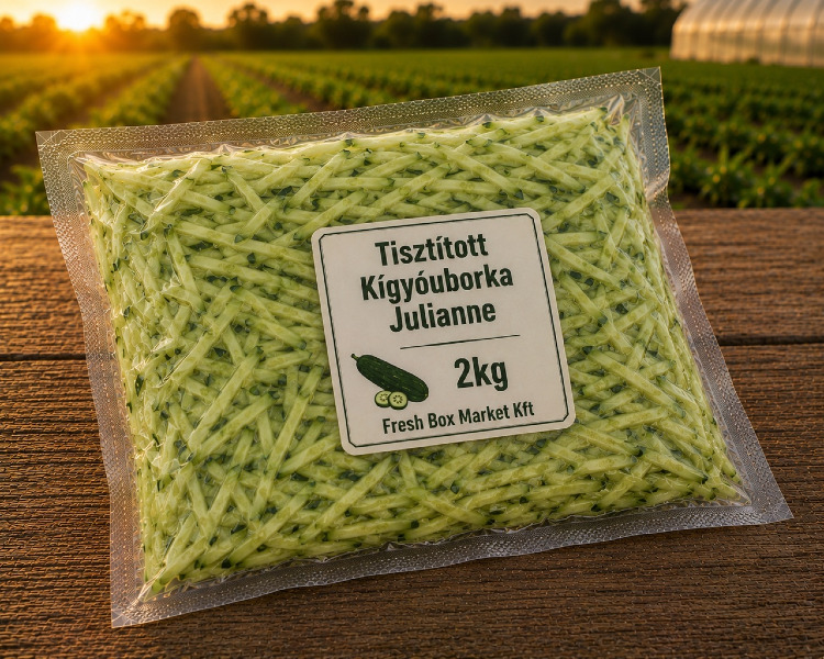 Tisztított Kígyóuborka Julienne 2KG