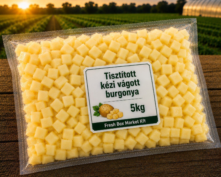 Tisztított Kézi vágott burgonya 5KG