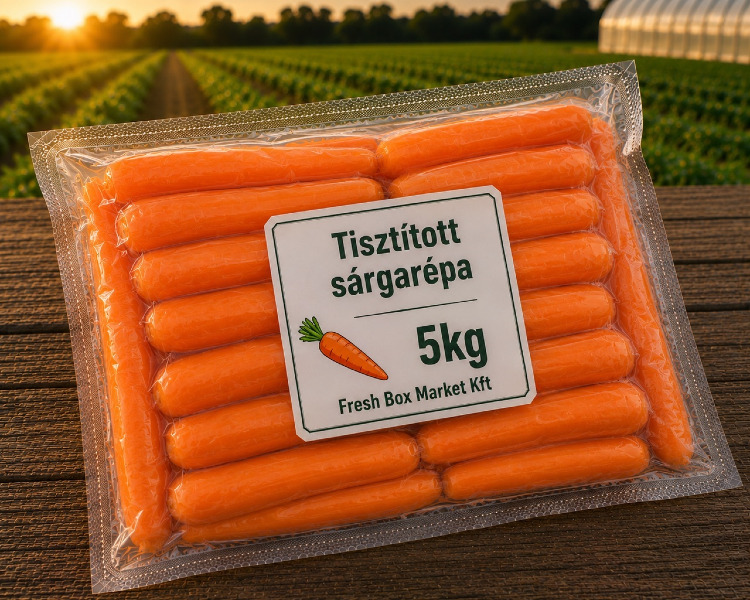 Tisztított Sárgarépa 5KG