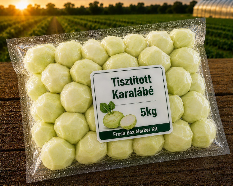 Tisztított karalábé 5KG