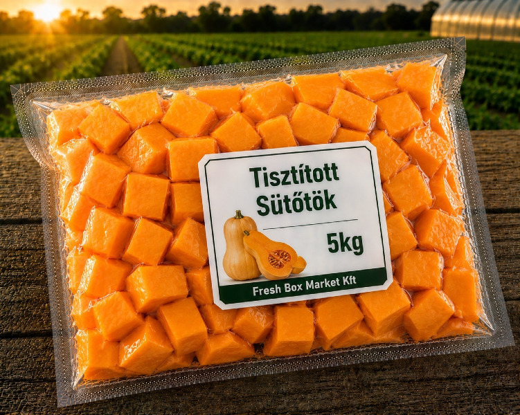 Tisztított Sütőtök 5KG